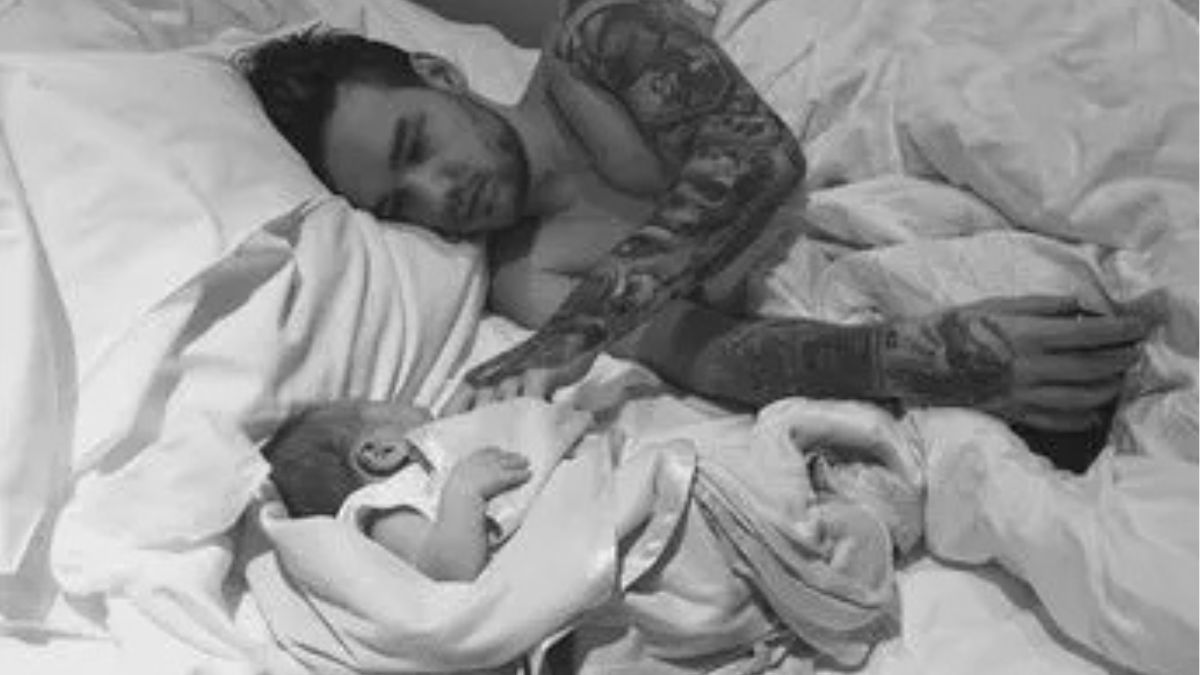 Liam Payne and his son Bear