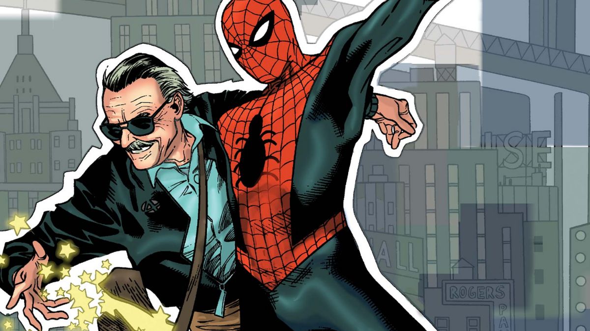 Spider-Man with co-creator Stan Lee on the cover of 'Stan Lee Meets Spider-Man' #1 published in 2006 | Marvel.com