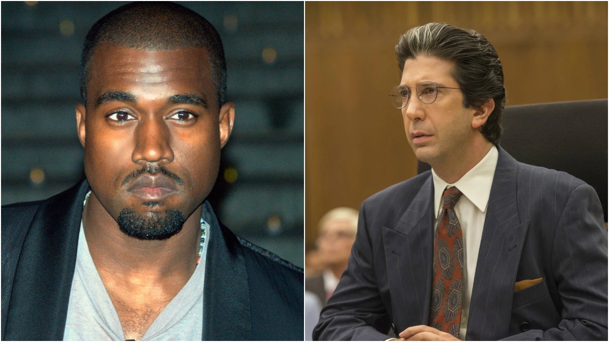 David Schwimmer and Kanye West