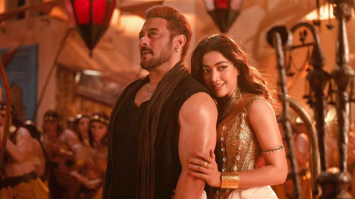 Salman and Rashmika in Sikandar