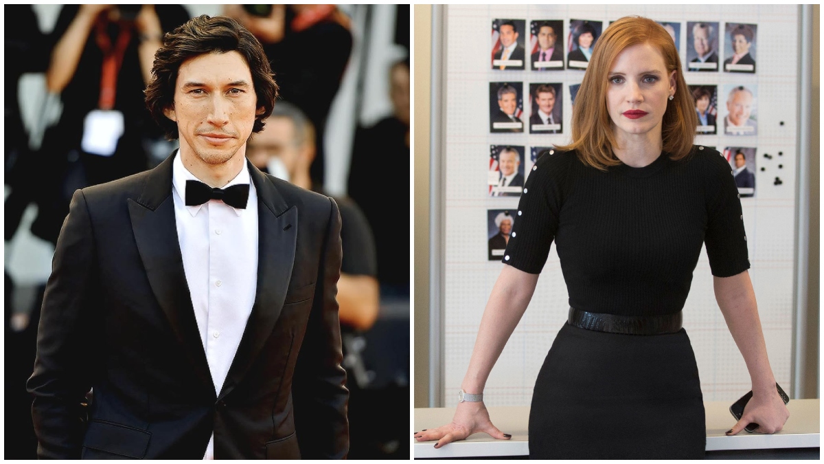 Adam Driver Jessica Chastain