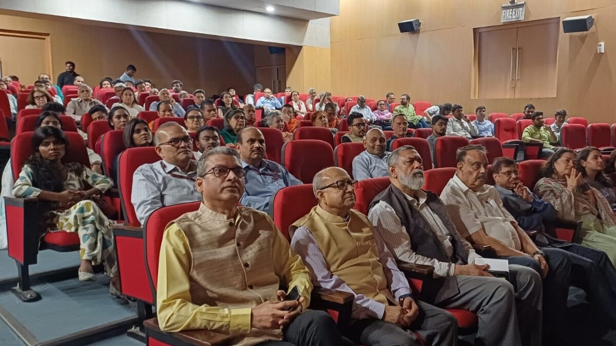 People attending the documentary screening