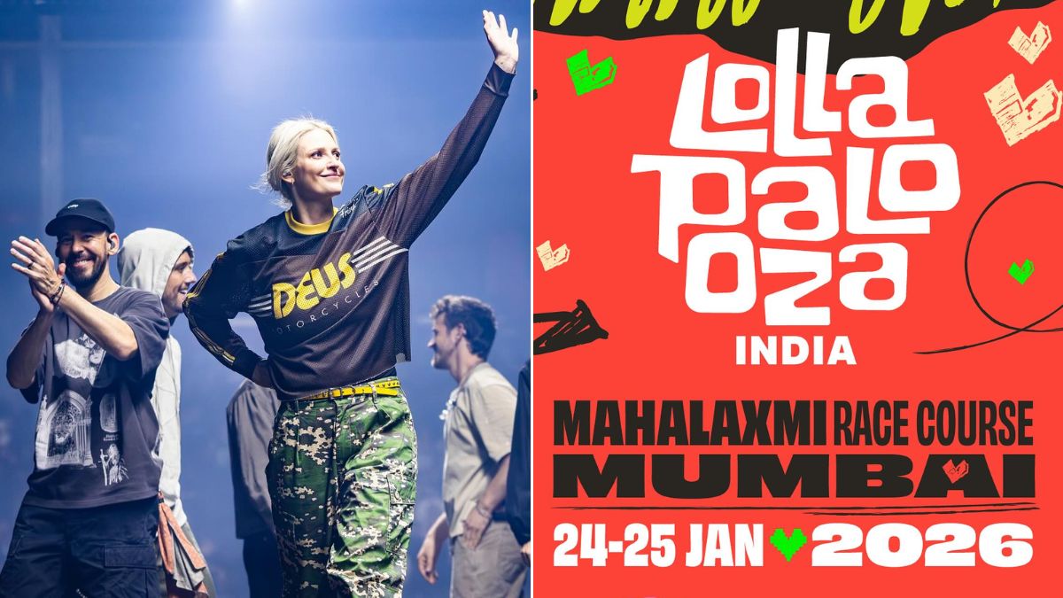 Left: Linkin Park | Instagram/@radnomadvisuals/@rockstarprophoto | Right: Lolla India official announcement