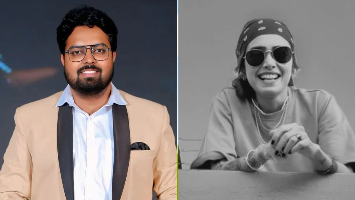 Karnataka-based film director T.A. Anish (L) and Kannada actress and social media influencer Aishwarya (R) | IG/@anish_official_page, @ash_melo_skyler