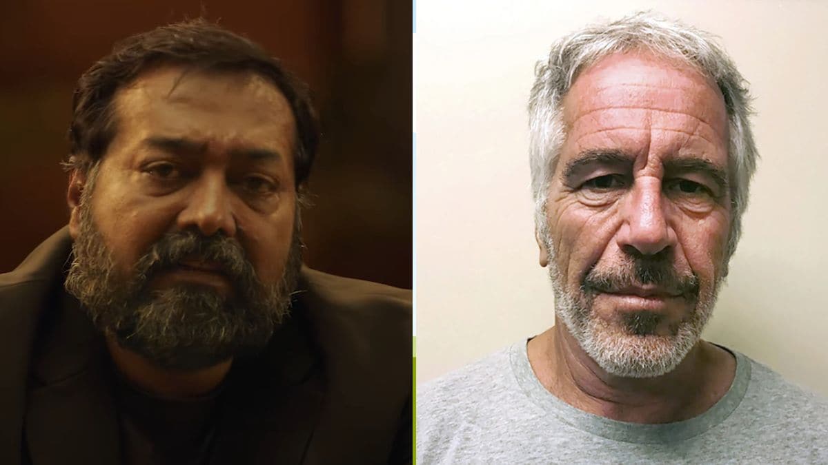 Bollywood filmmaker Anurag Kashyap (L); Notorious American sex offender Jeffrey Epstein (R) | AP, YouTube/@ZEE5 Telugu via IG/@anuragkashyap