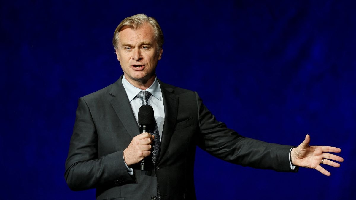 Christopher Nolan at CinemaCon 2026 | REUTERS