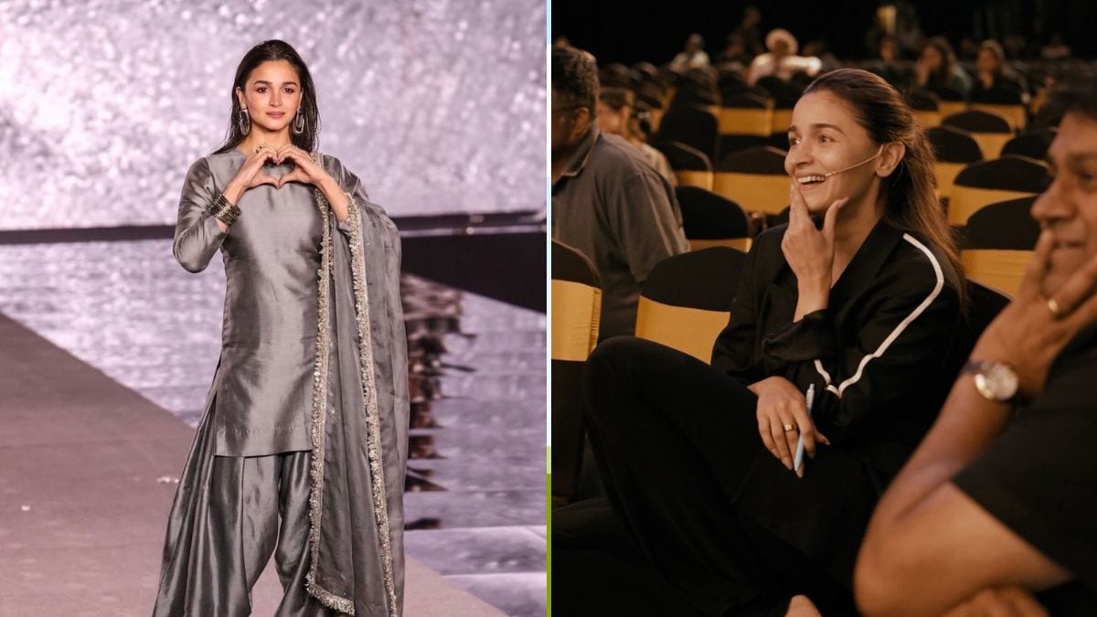 An image of what looks like Alia Bhatt, from Pakistani clothing brand Wajayesha Official (L) and an image of the Bollywood actress from her own Instagram account (R) | IG/@wajayesha.official, @aliaabhatt