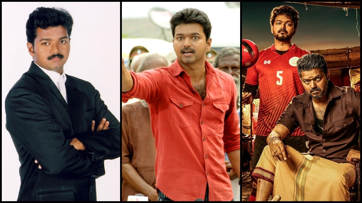 From left: Thamizhan, Kaththi, and Bigil