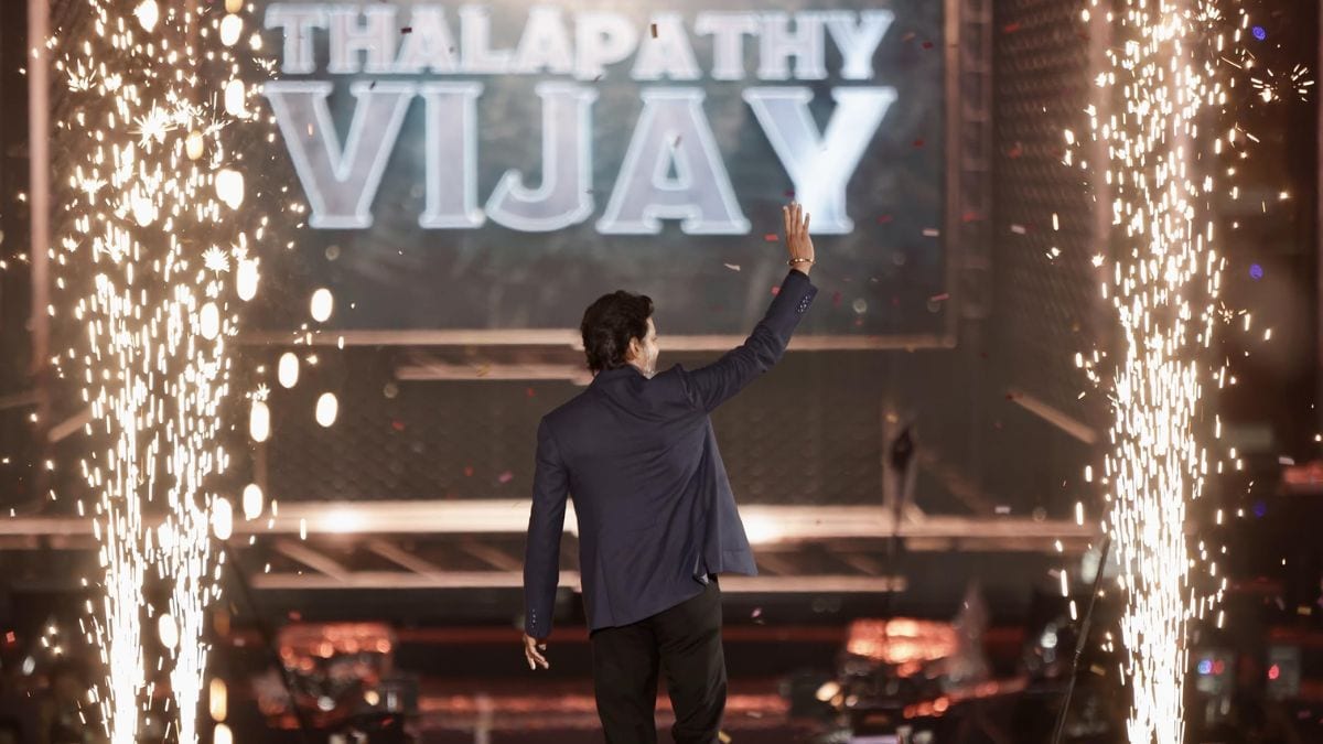 Vijay at the audio launch of 'Jana Nayagan' movie | KVN Productions/ Malik Streams Corp