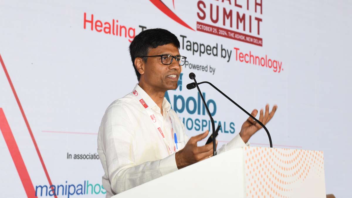 AIIMs director Dr M. Srinivas speaks at THE WEEK Health Summit 2024 | Sanjay Ahlawat