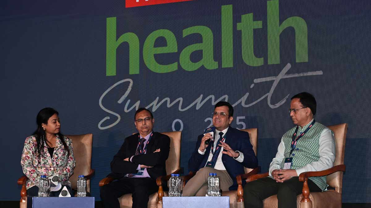 The session at THE WEEK Health Summit 2025 was moderated by Pooja Biraia, THE WEEK’s Principal Correspondent, and had Dr Pankaj Bhardwaj, Director of ICMR-NIIRNCD, Dr Rajesh Khadgawat, Professor of Endocrinology at AIIMS, and Dr Naveen Garg, Professor of Cardiology at SGPGIMS Lucknow, as speakers | Sanjay Ahlawat