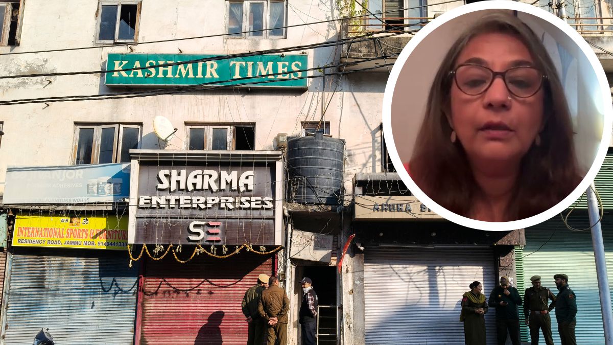 Kashmir Times managing editor Anuradha Bhasin has released a statement after SIA raid on its Jammu office | PTI, YouTube screenshot