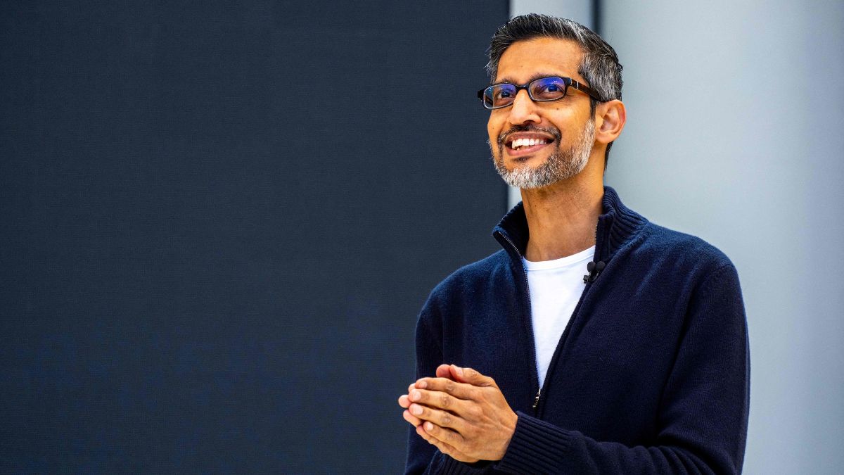 Sundar Pichai speaks at Google I/O 2025 | AFP