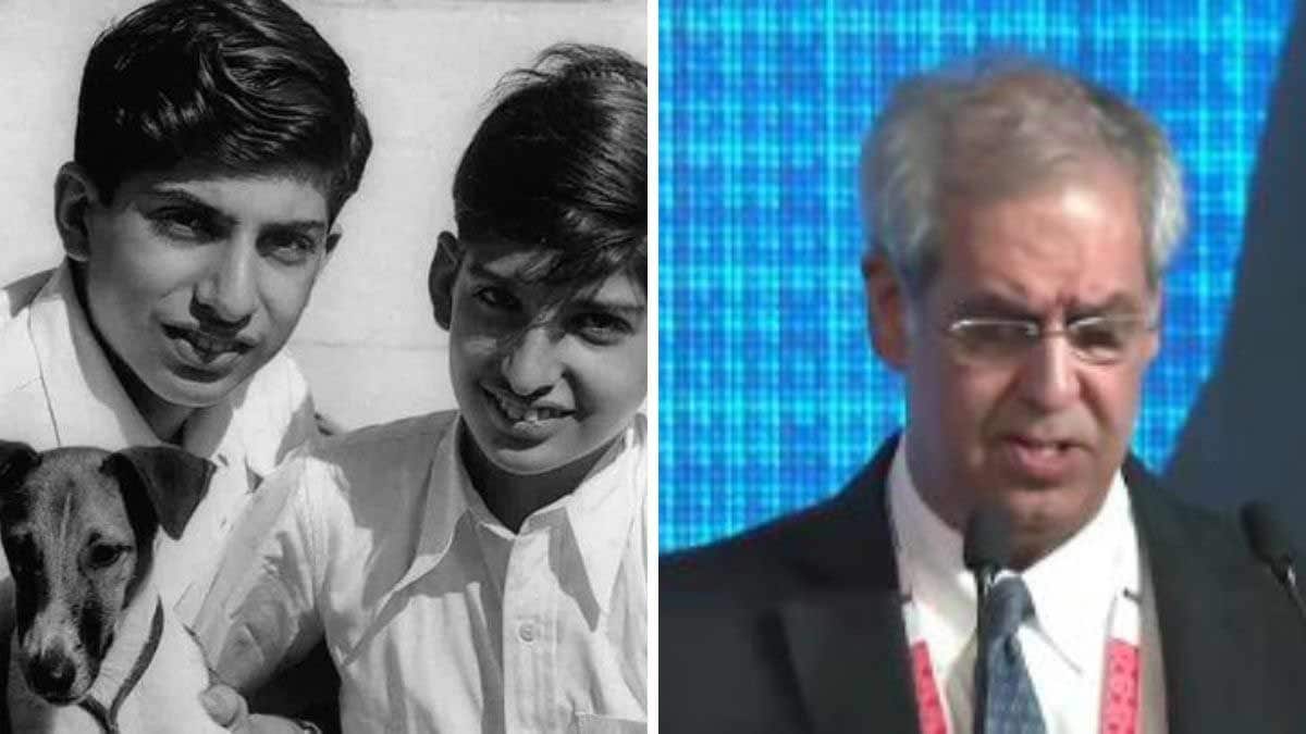 Ratan Tata with brother Jimmy Tata. (Right) Noel Tata | 