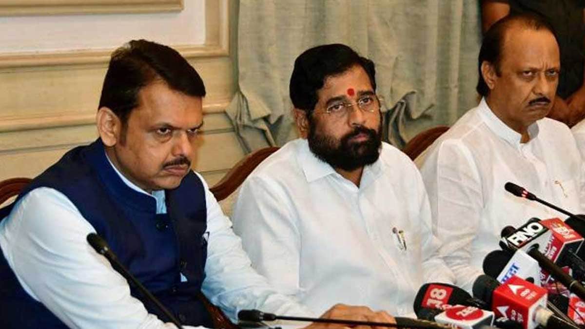 (From left) Devendra Fadnavis, Eknath Shinde and Ajit Pawar | PTI