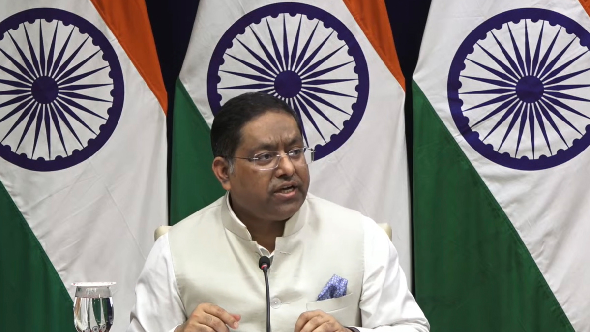 External Affairs Ministry spokesperson Randhir Jaiswal 