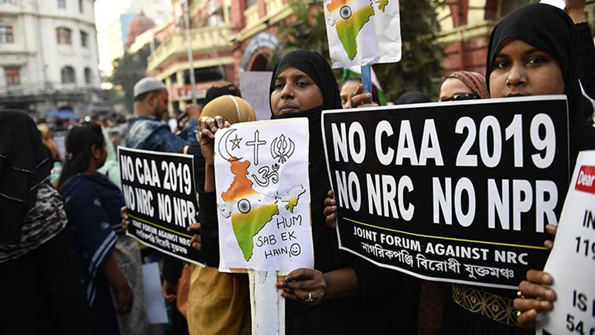 CAA protest