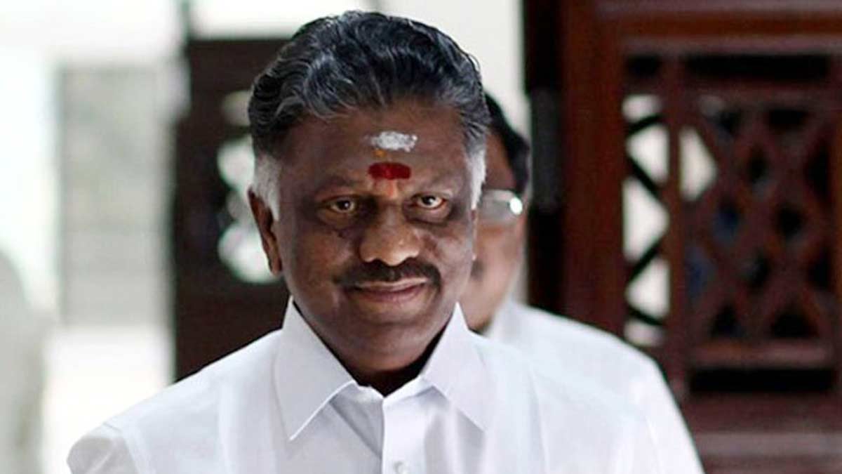 Former Tamil Nadu Chief Minister O. Panneerselvam | PTI