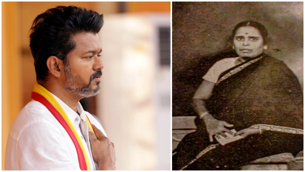 TVK conference: Freedom fighter and two-time Congress legislator Anjalai Ammal of Cudallore was named by 'Thalapathy' Vijay while talking about the guiding lights of TVK
