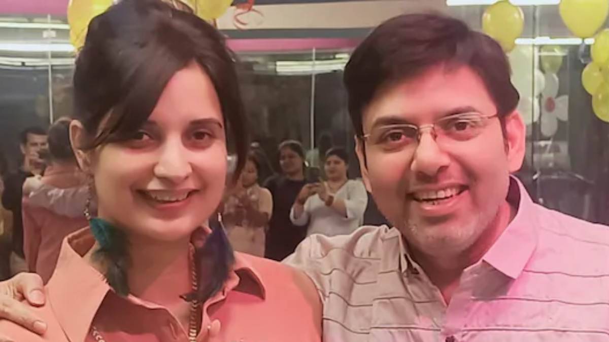 Rajeev Kumar Dubey and wife Rashmi Dubey