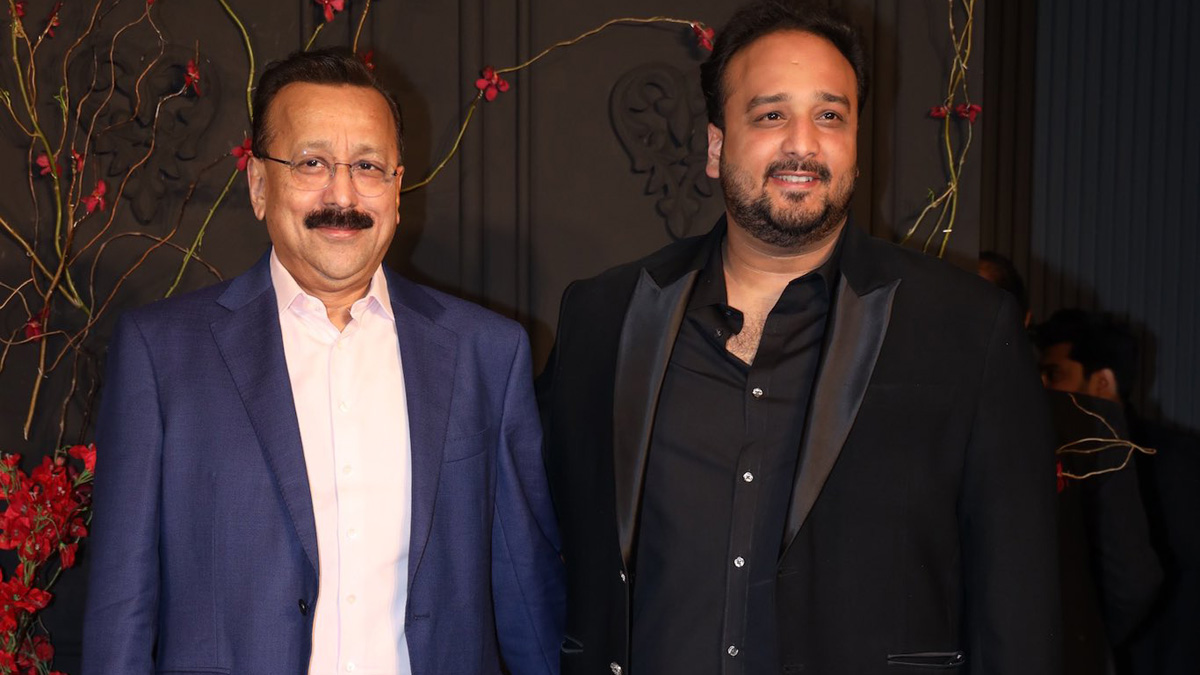 Baba Siddique and Zeeshan Siddique