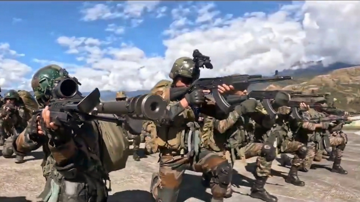 Image of Indian Army soldiers 