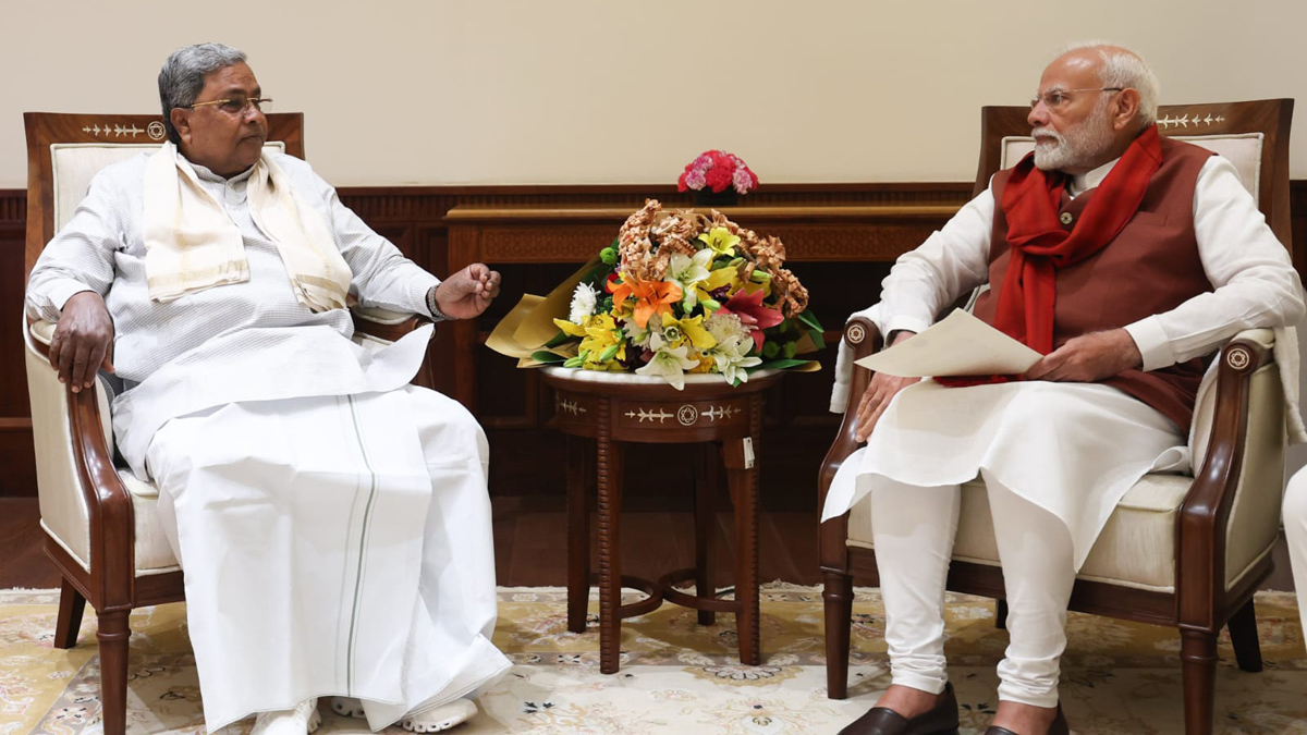 Siddaramaiah meets PM Modi in New Delhi