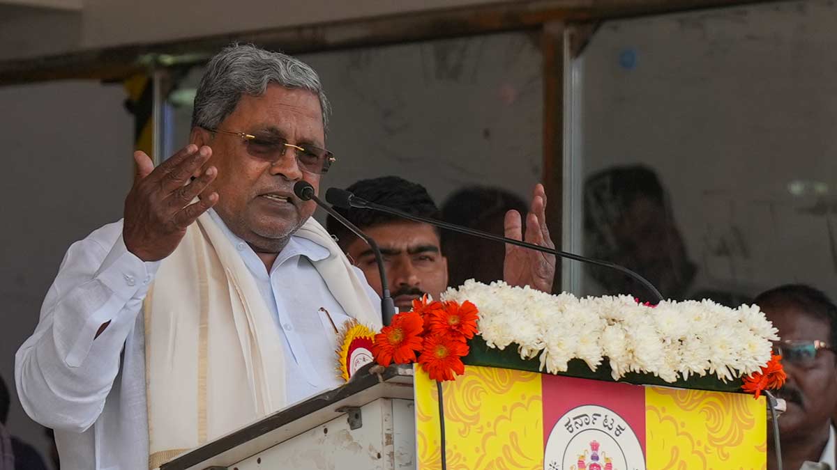 Chief Minister Siddaramaiah | PTI