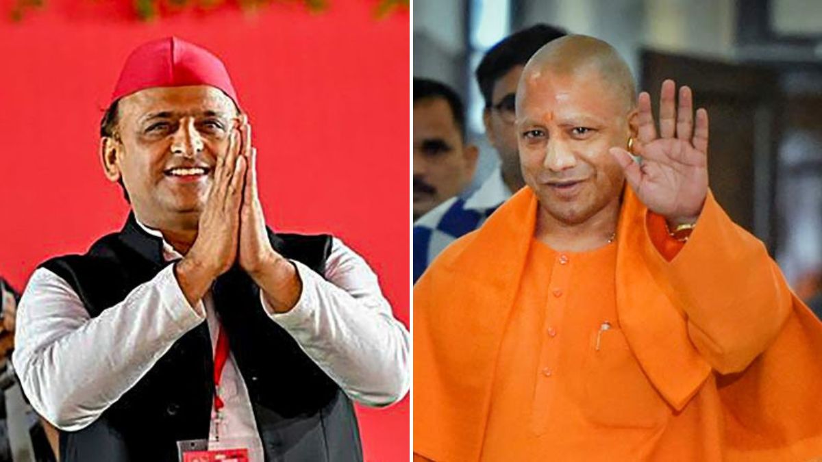 Akhilesh Yadav and Yogi Adityanath