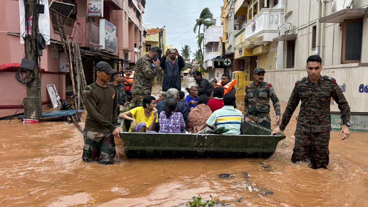 Puducherry Cyclone Fengal rains
