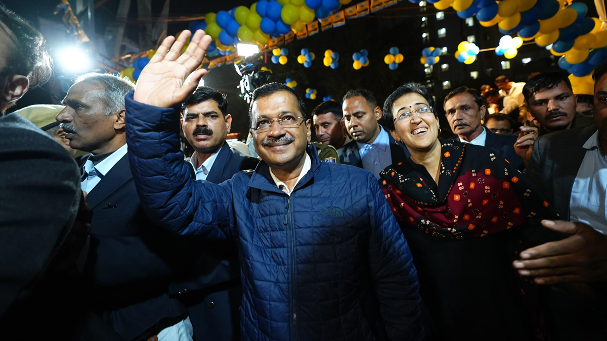Arvind Kejriwal and Atishi