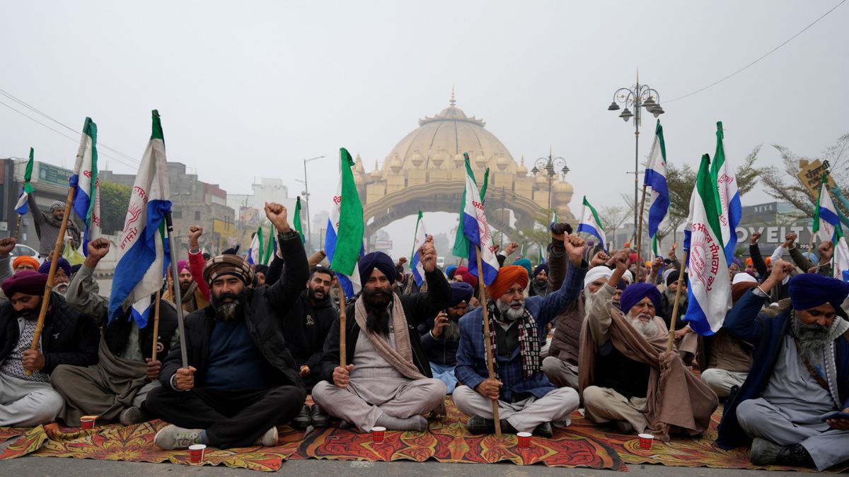 Farmers protest