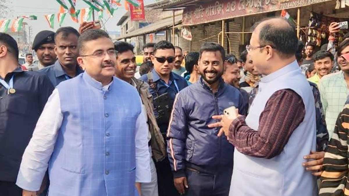 West Bengal Leader of Opposition Suvendu Adhikari visits Sandeshkhali | Salil Bera