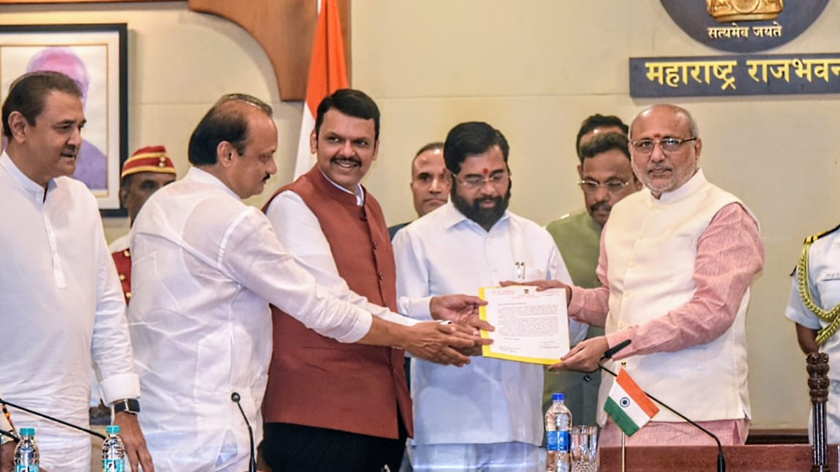 Devendra Fadnavis, Ajit Pawar and Eknath Shinde
