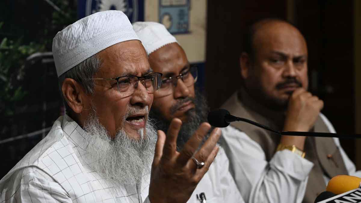 West Bengal minister Siddiqullah Chowdhury addresses a press meet at Kolkata Press Club | Salil Bera