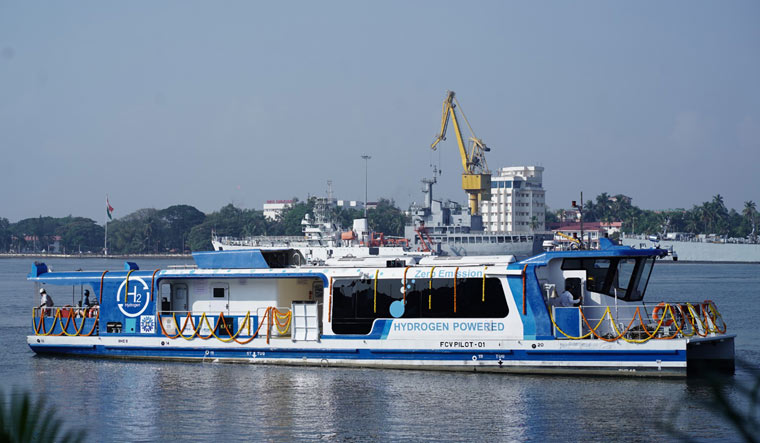 India’s first indigenously developed and built hydrogen fuel cell ferry