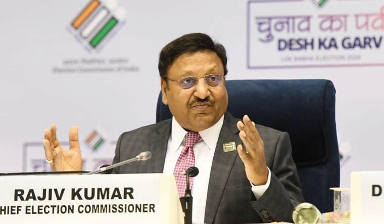 Chief Election Commissioner Rajiv Kumar | Sanjay Ahlawat