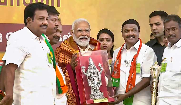 PM Modi targets DMK again, says the party 'has first copyright on ...