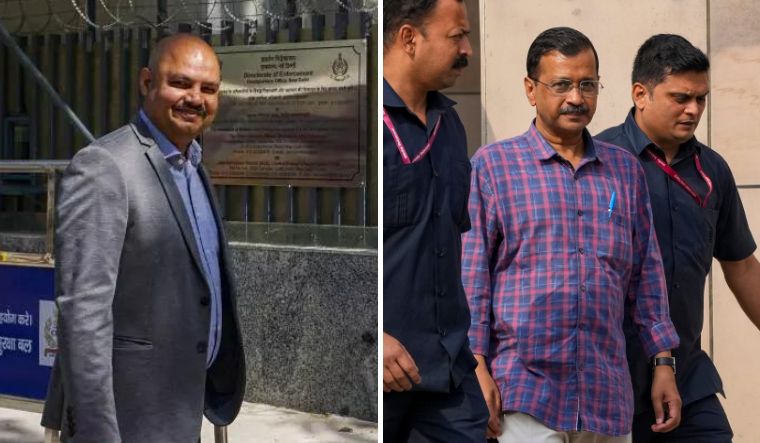 Bibhav Kumar (L) and Sunita Kejriwal met Arvind Kejriwal at 'mulakat jangla' inside Tihar Jail on April 9 | PTI