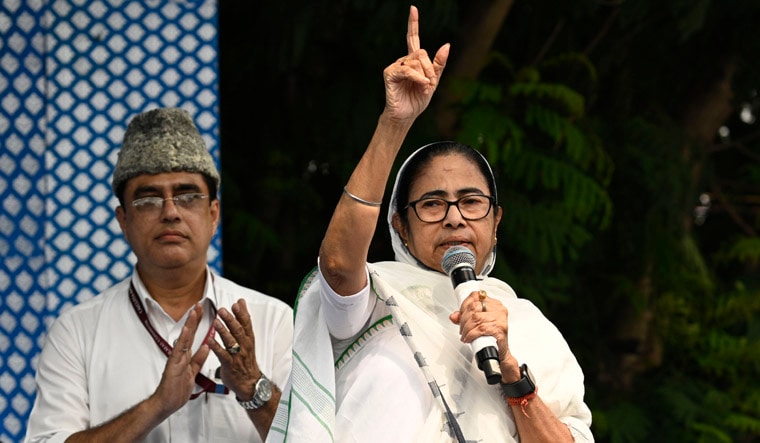 West Bengal CM Mamata Banerjee during Eid-ul-Fitr celebrations in Kolkata | Salil Bera