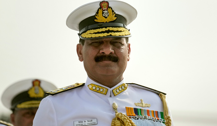 Chief of naval staff Dinesh Tripathi