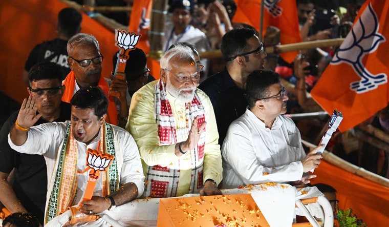 Modi-roadshow-in-kolkata-salil-bera