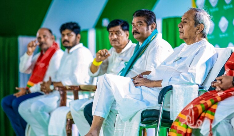 Odisha Chief Minister and Biju Janata Dal (BJD) Supremo Naveen Patnaik during a public meeting in Kendrapara | PTI