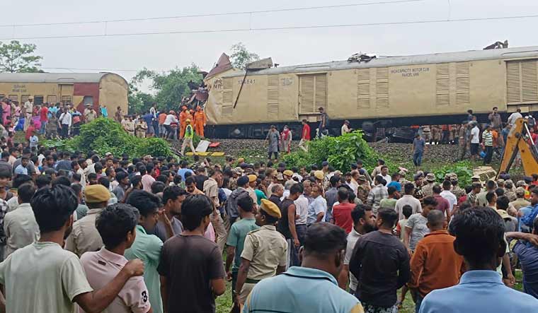 Train accident Siliguri AP Train accident Siliguri AP