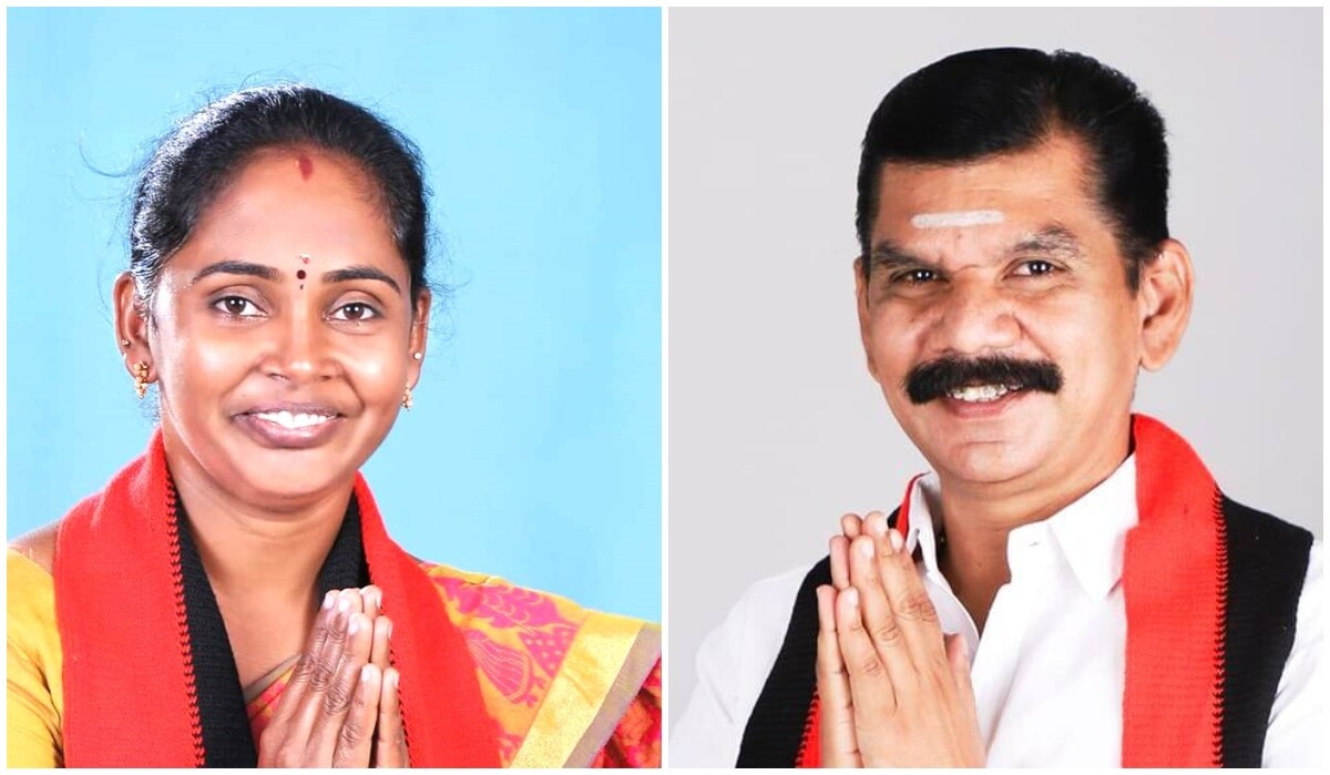 DMK asked Coimbatore Mayor Kalpana Anandakumar Tirunelveli Mayor P M Saravanan have resigned | Facebook