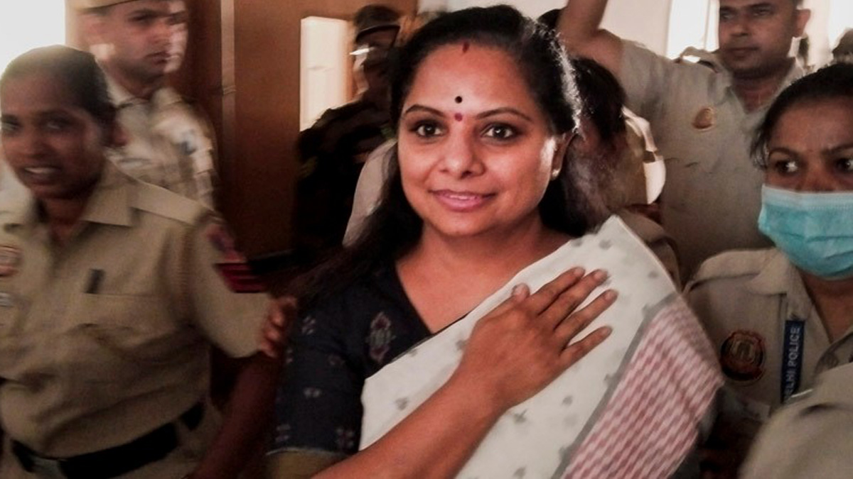 BRS leader K. Kavitha 