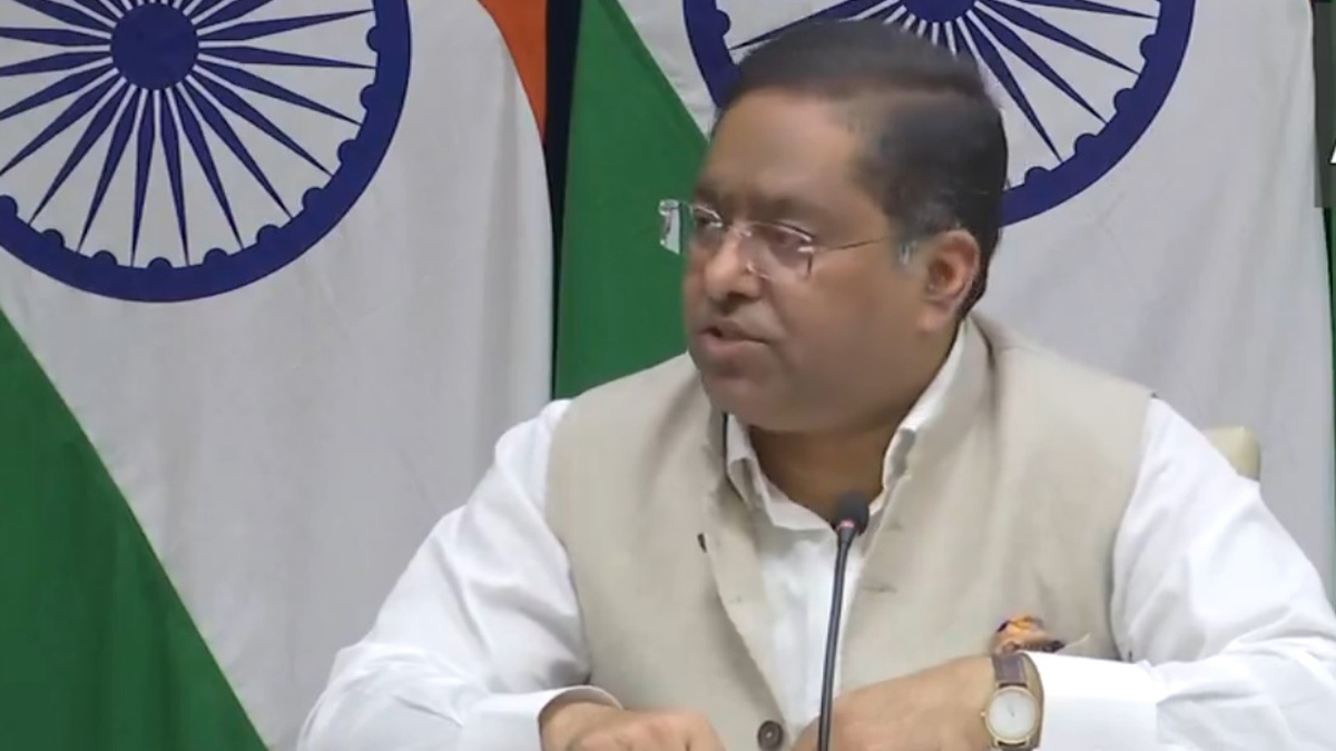 External Affairs Ministry spokesperson Randhir Jaiswal