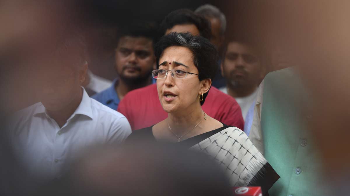 Delhi CM designate and AAP leader Atishi addresses the media | Kritajna Naik