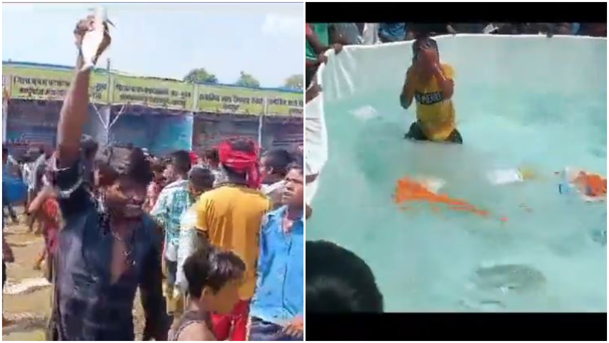Viral video: The Bihar government in association with the Fisheries Department, organised an exhibition in Amarpur of Saharsa with a biofloc tank 