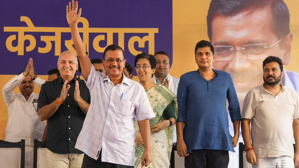 Kejriwal, Sisodia, Atishi